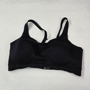 Lululemon Women Bra 32DD Black Lightly Lined Underwire‎ Adjustable Straps